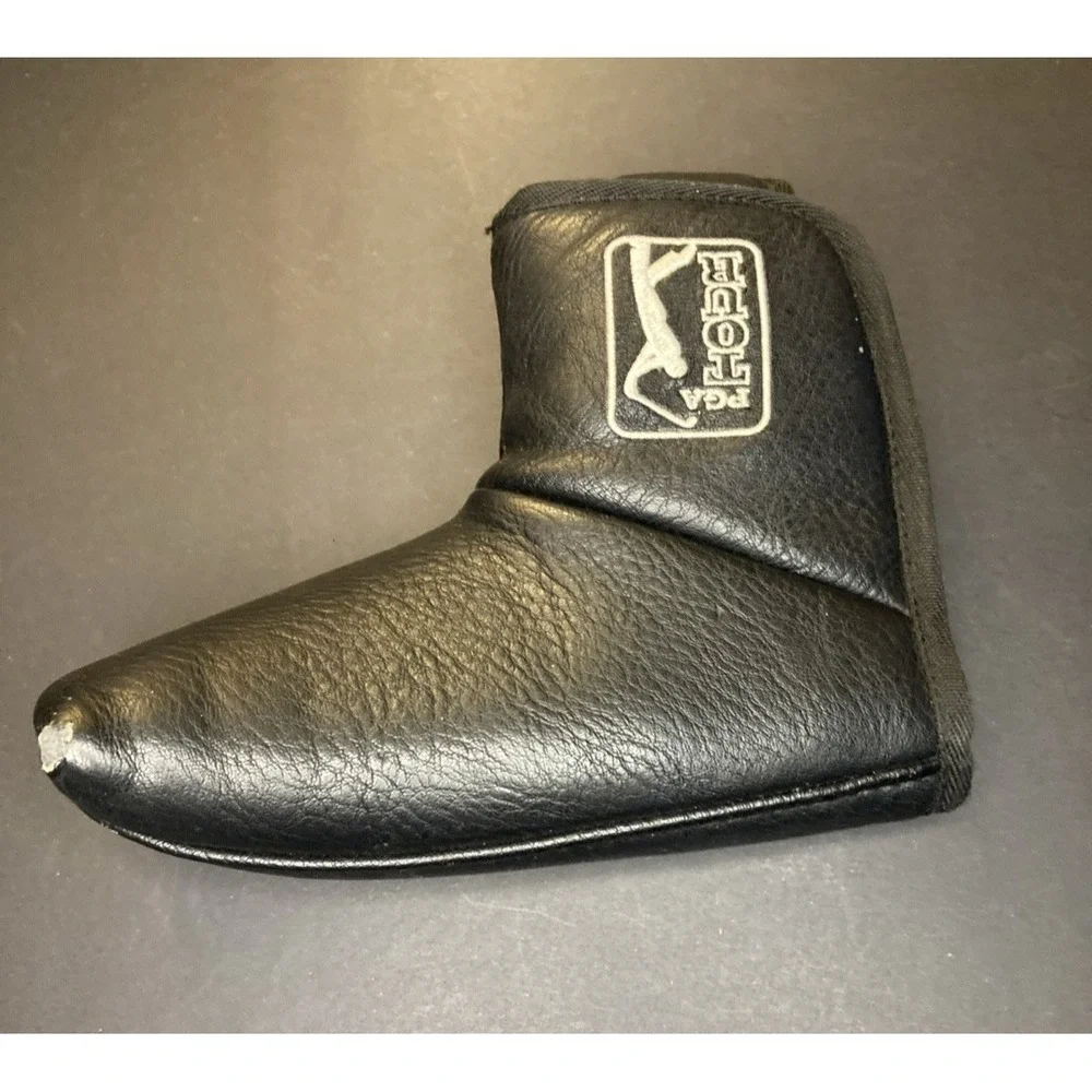 PGA Tour Logo Golf Putter Headcover Black **READ*